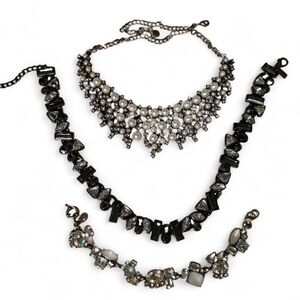 Lot of 3 Pcs Glam Costume Jewelry